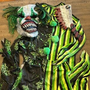 Youth Chaos Clown costume size 8-10